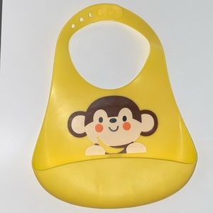 Silicone baby bib — never used